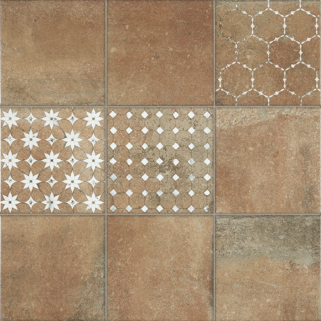 KUBE QUINTA COTTO-CARRARA 45X45