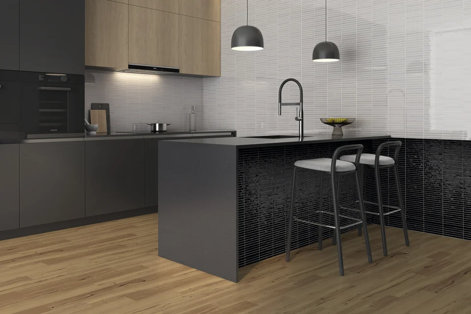AMBIENTE_PENCIL KROMO BLACK 35X35 - PENCIL KROMO WHITE 35X35