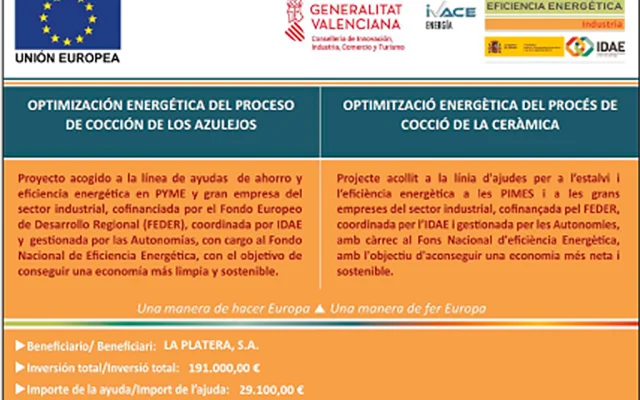 Optimización energética del proceso de cocción de los azulejos